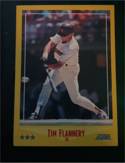1988 Score #483 Tim Flannery — front