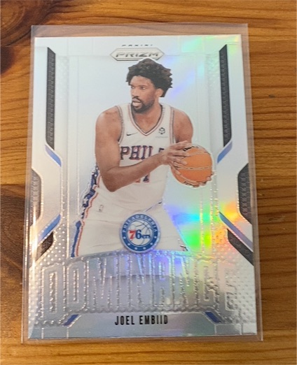2024-25 Panini Prizm #10 Joel Embiid Dominance Silver Prizm — front