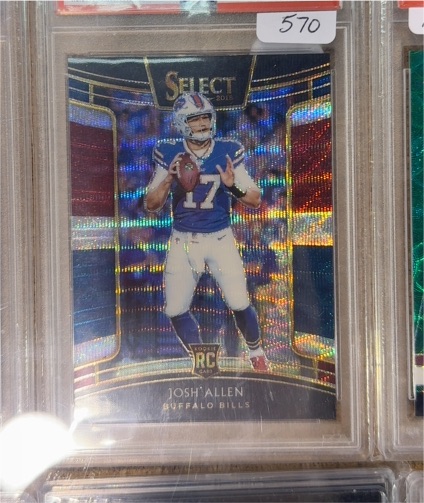 2018 Panini Select #24 Josh Allen — front