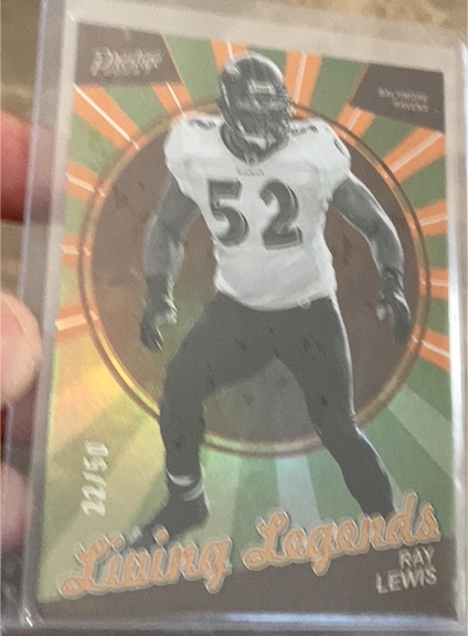 2023 Panini Prestige #LL-29 Ray Lewis Living Legends — front