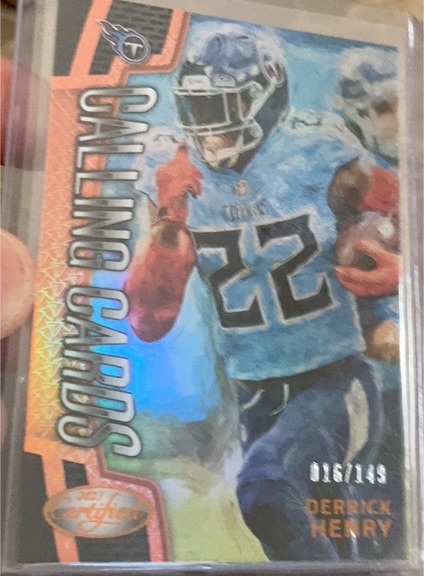 2023 Panini Certified Calling Cards #CALL-1 Derrick Henry — front
