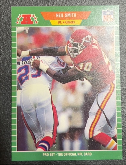 1989 Pro Set #180 Neil Smith — front