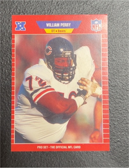 1989 Pro Set #445 William Perry — front