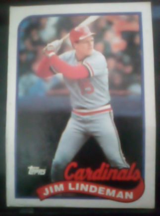 1989 Topps #791 Jim Lindeman — front