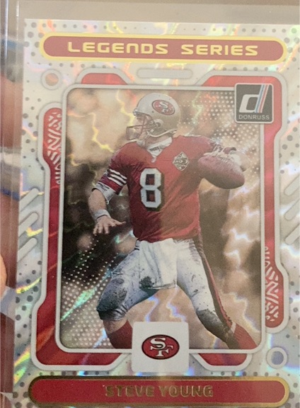 2023 Donruss #TLS-15 Steve Young Legends Series — front