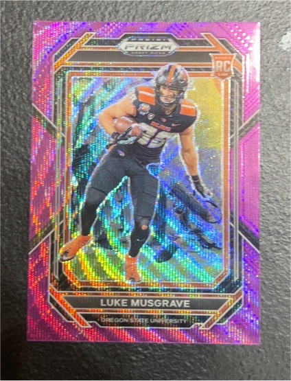 2023 Panini Prizm Draft Picks #158 Luke Musgrave — front