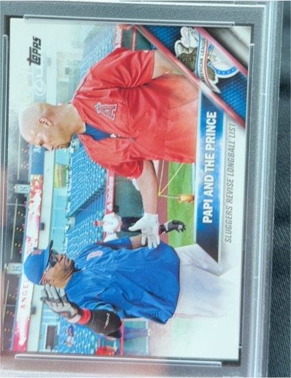 2016 Topps #126 Papi And The Prince (David Ortiz / Albert Pujols) — front