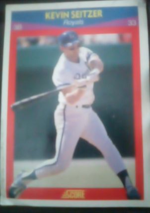 1990 Score 100 Superstars #88 Kevin Seitzer — front