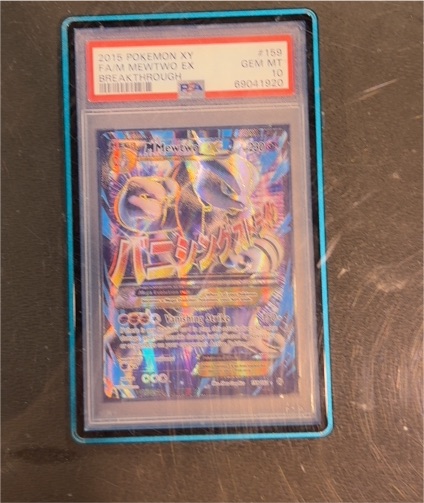 2015 Pokémon XY #159 Mega Mewtwo EX Breakthrough — front