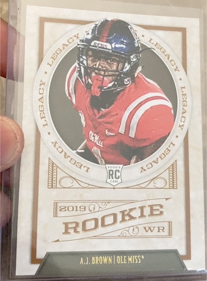 2019 Panini Legacy #141 A.J. Brown RC — front