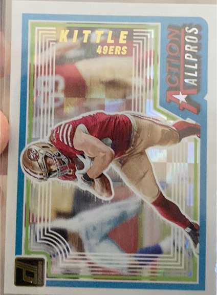 2023 Donruss Action All-Pros #AAP-17 George Kittle — front