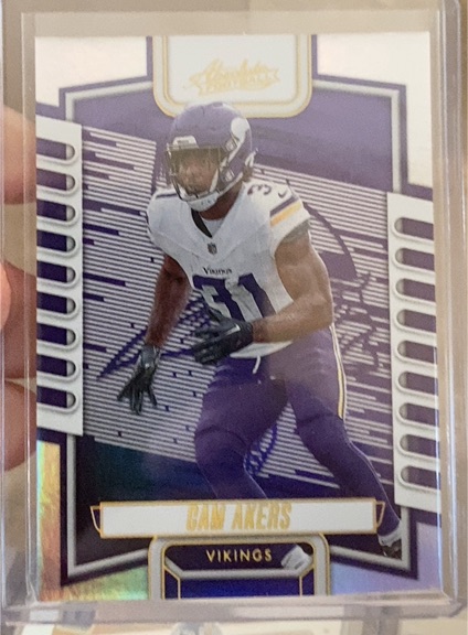 2023 Panini Absolute #44 Cam Akers Minnesota Vikings — front