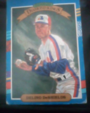 1991 Donruss Diamond Kings #11 Delino DeShields — front
