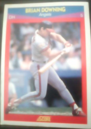 1990 Score 100 Superstars #46 Brian Downing — front