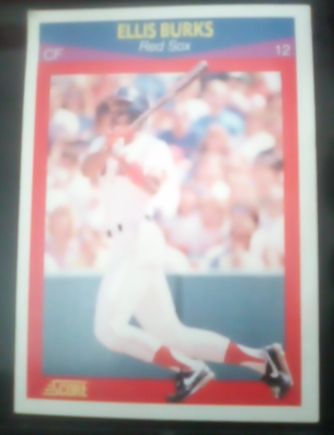 1990 Score 100 Superstars #16 Ellis Burks — front