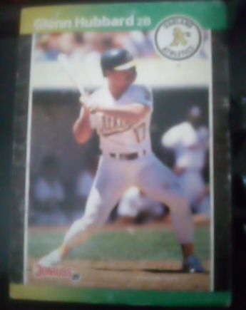 1989 Donruss #568 Glenn Hubbard — front