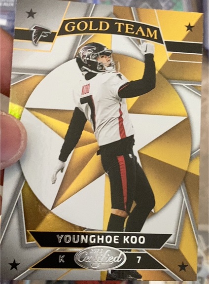 2023 Panini Certified Gold Team #GT-19 Younghoe Koo — front
