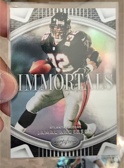 2023 Panini Certified #I-12 Jamal Anderson Immortals — front