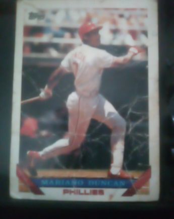 1991 Topps #350 Mariano Duncan — front