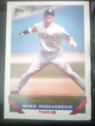 1993 Topps #336 Mike Pagliarulo — front