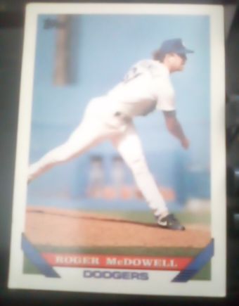 1993 Topps #39 Roger McDowell — front