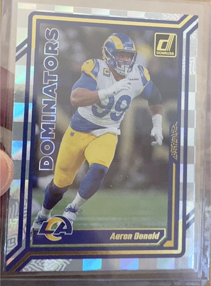 2023 Donruss #D-36 Aaron Donald Dominators — front