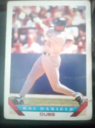 1992 Topps #244 Kal Daniels — front