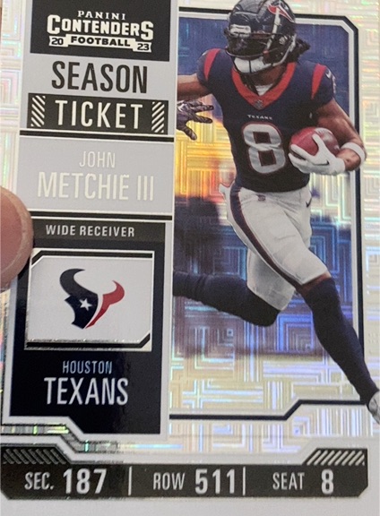 2023 Panini Contenders Season Ticket #42 John Metchie III — front
