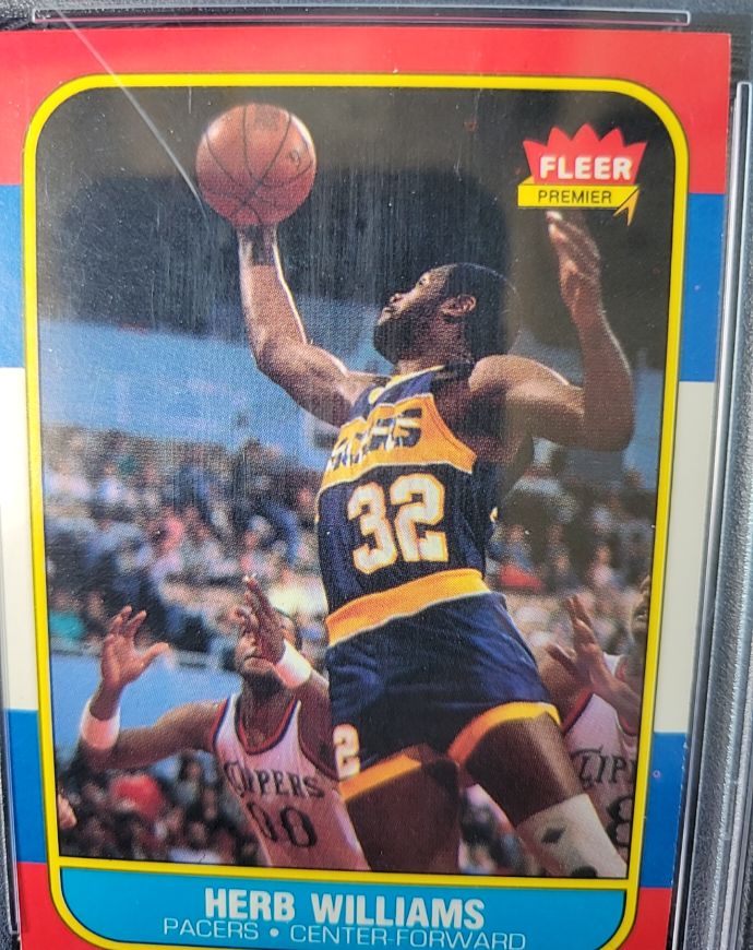1986 Fleer #125 Herb Williams — front