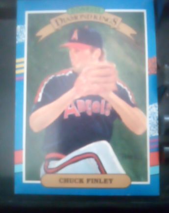 1991 Donruss Diamond Kings #26 Chuck Finley — front