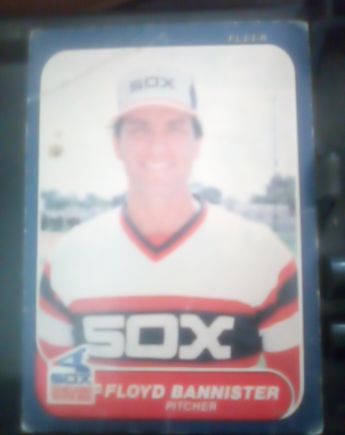 1986 Fleer #199 Floyd Bannister — front