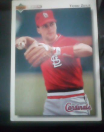 1992 Upper Deck #533 Todd Zeile — front