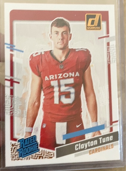2023 Panini Donruss #36 Clayton Tune Rated Rookie Canvas — front