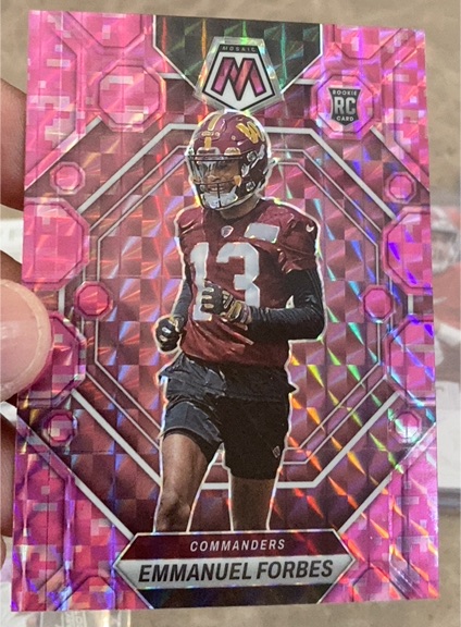 2023 Panini Mosaic #319 Emmanuel Forbes — front