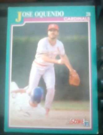 1991 Score #622 Jose Oquendo — front