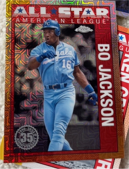 2025 Topps Series 2 1990 Topps Chrome #90ASC-26 Bo Jackson — front