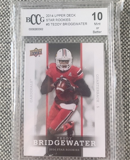 2014 Upper Deck Star Rookies #5 Teddy Bridgewater — front