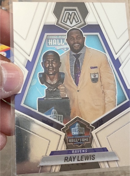 2023 Panini Mosaic #273 Ray Lewis Baltimore Ravens Hall of Fame — front