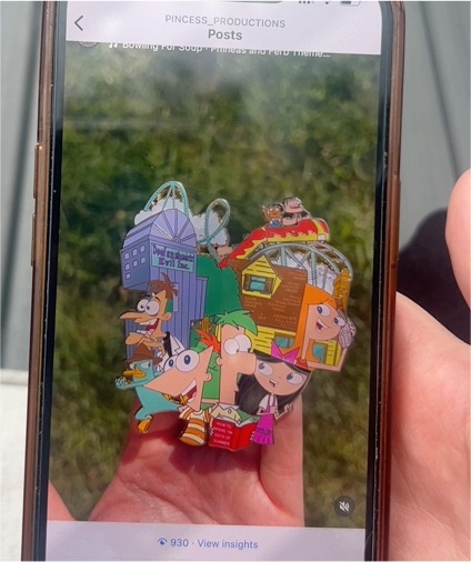 2023 Disney Phineas and Ferb Halloween Lantern Pin — front