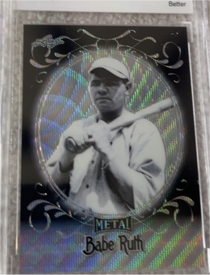 2019 Leaf Metal #36 Babe Ruth — front