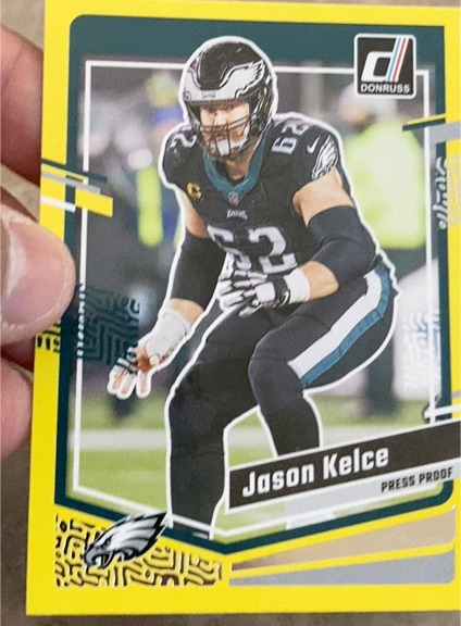 2023 Donruss #245 Jason Kelce — front
