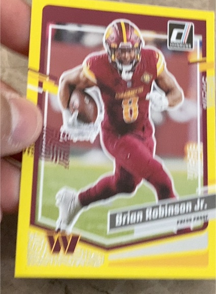 2023 Donruss #292 Brian Robinson Jr. — front