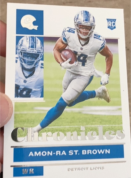 2021 Panini Chronicles #33 Amon-Ra St. Brown — front