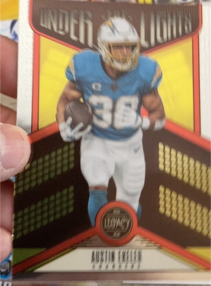 2023 Panini Legacy #UL-AEK Austin Ekeler Under the Lights — front