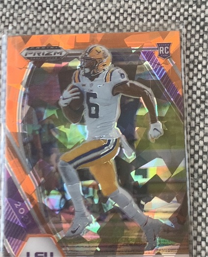 2021 Panini Prizm Draft Picks #112 LSU Player — front