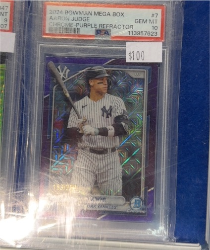 2024 Bowman Chrome #7 Aaron Judge — front