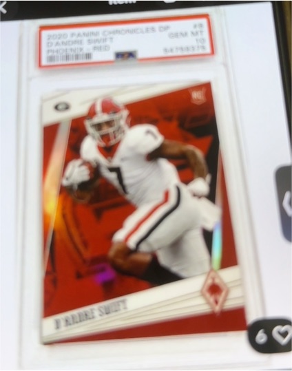 2020 Panini Chronicles Draft Picks #9 D'Andre Swift — front