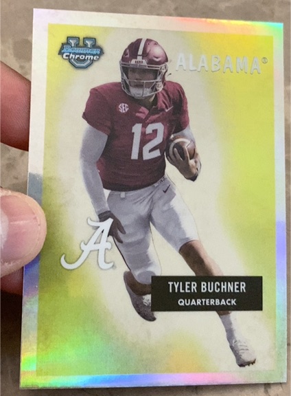2023 Bowman Chrome University 1955 Bowman #55BF-21 Tyler Buchner — front