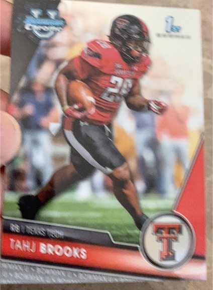 2023 Bowman Chrome University #132 Tahj Brooks — front