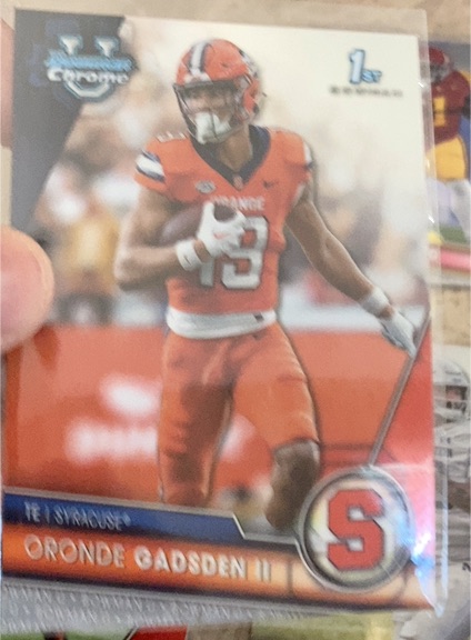 2023 Bowman University Chrome #162 Oronde Gadsden II — front
